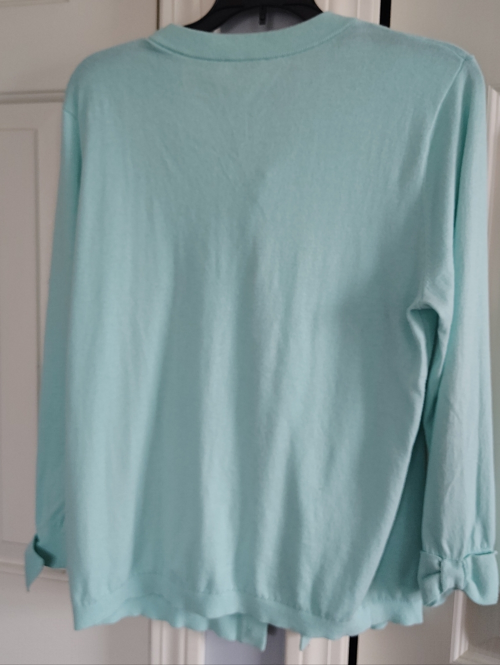 Kate Spade Somerset Mint Green Button Cardigan L - Picture 5 of 5